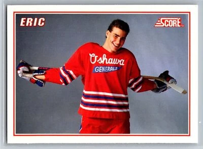 1990-91 Score Eric Lindros Rookie Philadelphia Flyers RC #B5 - Image 1 of 2
