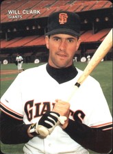 1990 Mother's Will Clark #2 Will Clark Holding bat on left shoulder 