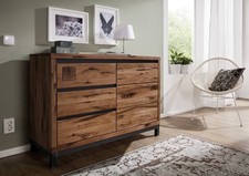 Credenza in legno quercia selvatica, oliato tabacco 120x45x85 VILLANDERS # 310
