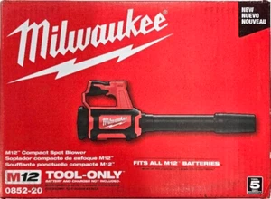 NEW N BOX Milwaukee 0852-20 M12 Cordless Compact Blower 12 Volt 110 MPH-175 CFM - Picture 1 of 2