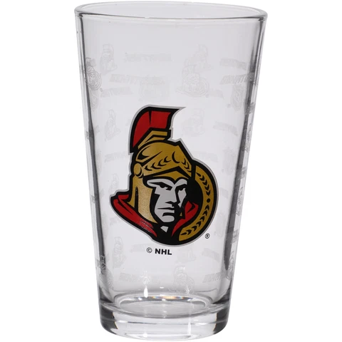 Ottawa Senators 16oz. Sandblasted Mixing Glass Cover