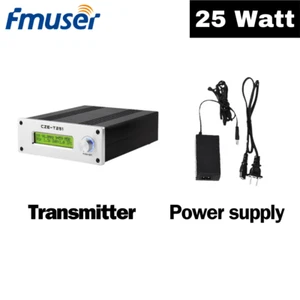 25w nadajnik fm 25 w do transmisji radiowej do kościoła profesjonalny podniecacz - Zdjęcie 1 z 10