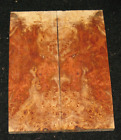 Spalted Maple Burl Knife Scales Grips Handle Matched Set