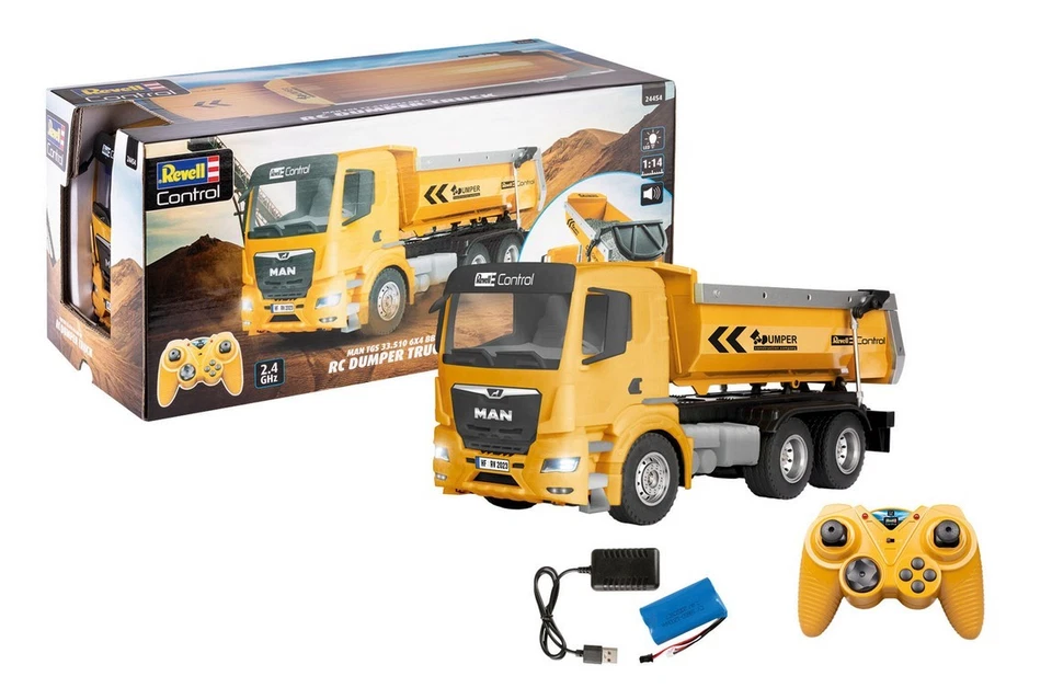 Revell Control RC Dumper Truck MAN TGS 33.510 6X4 BB CH 1 14 RC SIEHE TEXT/FOTO