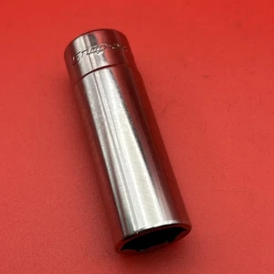 Snap-On Tools USA NEW 1/4" Drive 6pt 1/2" SAE Deep Chrome Socket STM16 - Picture 1 of 4