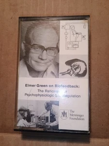 Elmer Green On Biofeedback RARE Menninger Foundation Private Cassette Tape - Picture 1 of 8