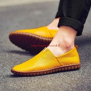 Men's breathable Slip On Loafers Casual Moccasin driving Shoes - Picture 1 of 21