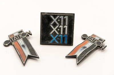 Emblemas raros de Chevrolet Citation II X-11 Foto 1 de 4