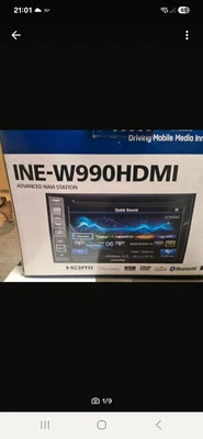 ALPINE INE-W990BT CAR RADIO MEDIA CENTER BLUETOOTH  TOUCHSCREEN DOPPEL DIN - Bild 1 von 4