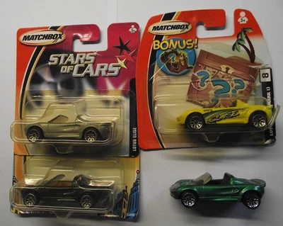 MATCHBOX 1-75 LOTUS ELISE CARS x 4 - Image 1 of 4