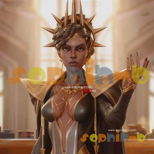 Mel Medarda Resina Arcana 1/4 Modelo Kit Sin Pintar Impresión 3D GK Estatua Figura - Imagen 1 de 9