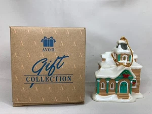 Avon Snow Frost Falls casa de pueblo victoriana hogar luz luz cubierta adorno - Imagen 1 de 5