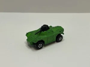 Tanque Comadreja Vintage Matchbox Rola -Matias Verde 1973 • Por Lesney • Hecho en Inglaterra - Imagen 1 de 11