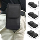 Phone Pocket Rugged Holster Carrying Case Nylon Pouch Metal Belt Clip Black