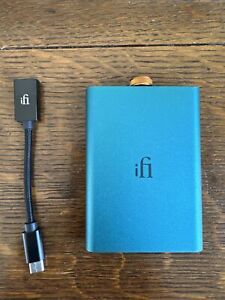 iFi audio Hip-dac Portable DAC Headphone Amplifier for Android/iPhone - Blue