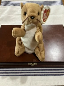Ty Beanie Baby Nuts The Squirrel Plush Toy - 4251 - Picture 1 of 10