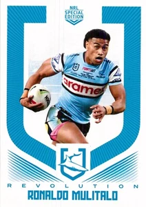 2024 Cronulla Sharks NRL TLA Revolution Special Edition Card - Ronaldo Mulitalo - Picture 1 of 3