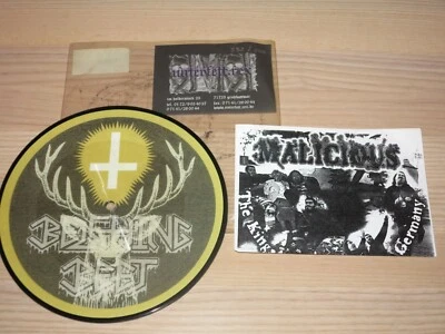 Belching Beet / Malicious PICTURE 7" SINGLE - SPLIT / 2001 GERMAN in MINT - Bild 1 von 2