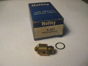 1970's IHC INTERNATIONAL TRUCK HOLLEY 2V CARBURETOR NEEDLE SEAT KIT 6-127 NOS - Bild 1 von 1