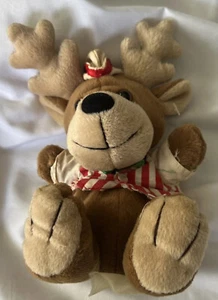 Coca-Cola Reindeer Bean Bag Plush - Picture 1 of 3