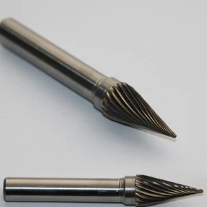 Lápiz de fresado HM Ø 10,5 mm vástago 8 conos puntiagudos fresa de rotor avellanador cónico fresa *294G* - Imagen 1 de 1