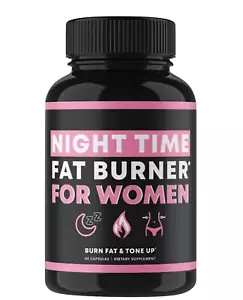 Night Time FAT Burner for Women Supplement 60 Capsules - Picture 1 of 5
