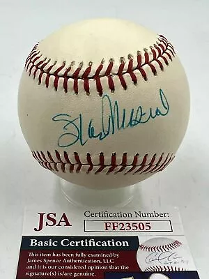 Stan Musial HOF Signed Official Rawlings Baseball Autographed AUTO JSA COA LOOK! - Image 1 of 2