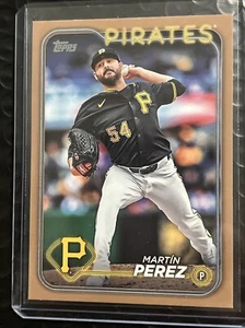 2024 Topps Update Martin Perez Gold /2024 #US75 Pittsburgh Pirates - Picture 1 of 2