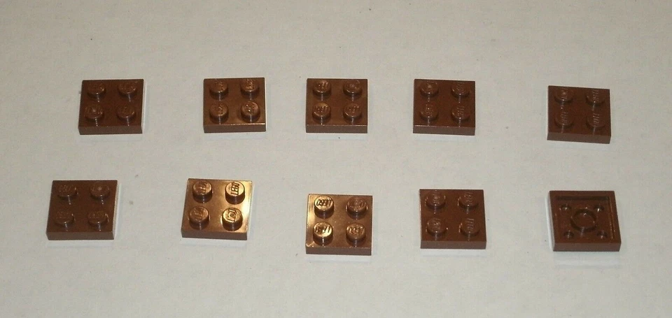 LEGO NUEVO 2x2 Placa Marrón Rojizo (10x) 4613975 Ladrillo 3022 Foto 1 de 1