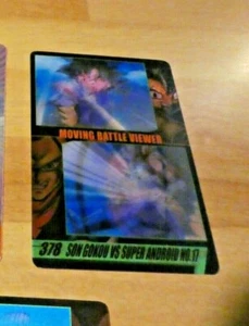 DRAGON BALL Z DBZ MORINAGA WAFER CARD CARDDASS PRISM CARTE 422 3D MADE JAPAN ** - Picture 1 of 2