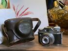 Vintage GLOBE Miniature Novelty Spy Camera W/Case made In Japan