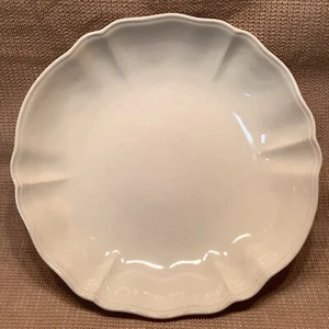 Grestel Portugal Stoneware Fruit Bowl Large Serving 13.5” Cream Over Terra Cotta - Picture 1 of 6
