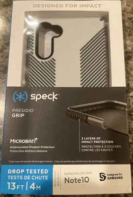 Funda Speck Presidio Grip para Samsung Galaxy Note 10 GRIS ¡NUEVA SELLADA!! Foto 1 de 2