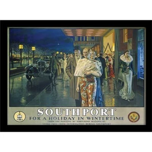 Southport (1) Official 30 x 40cm Framed Print Wall Art - Picture 1 of 1