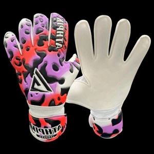 Goalie Goalkeeper Gloves for & Youth Fingersave, Soccer Gloves with Grip, Foo... - Picture 1 of 6