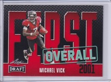 2023 Leaf Draft First Overall Michael Vick Red