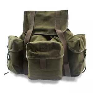 M14 Bolso de Lona Paquetes al Aire Libre Militar Senderismo Campamento Retro Segunda Guerra Mundial Ejército de EE. UU. Verde - Imagen 1 de 2