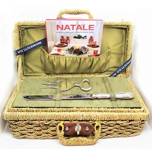 Coltello e Forchetta in Argento Giorgio I per Panettone (Raro) - Foto 1 di 4