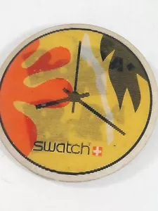 Orologio Swatch Vintage 3D Bora Bora Pulsante Spilla Distintivo Spilla - Foto 1 di 5