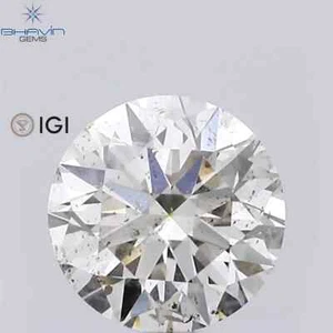 IGI Certified 3CT Diamond Lab Grown D Color Round Cut VVS1 Clarity CVD Certified - Picture 1 of 14