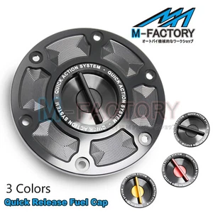 Quick Lock Fuel Gas Cap Fit Ducati Multistrada 1200 1260 Diavel 1260 Hypermotard - Picture 1 of 9