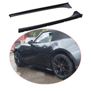 For 2016-2023 Mazda MX5 ND ND5RC Miata ESQ Style FRP Side Skirts Extension Lip - Picture 1 of 19