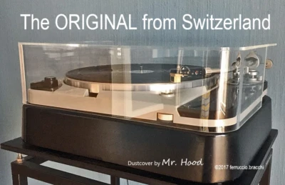 Lid for Thorens TD 124, TD124 DD Swiss quality cover, deckel,  capot - Image 1 of 4