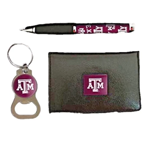 NCAA Officially Licensed Pebble Wallet Gift Set Cover
