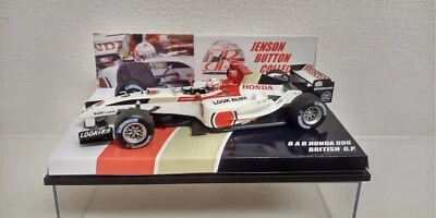 Conversione 1/43 Minichamps BAR 006 BUTTON BRITISH GP 2004 SPECIAL HELM DESIGN - Immagine 1 di 4