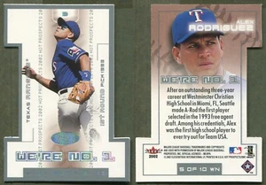 2002 Fleer Hot Prospects - We're No. 1 - #5-WN Alex Rodriguez - Texas Rangers - Picture 1 of 1