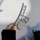 Silver Color Hair Claw Ring Charm Hairclip Women Barrette Hairpin Metal Hairgrip
