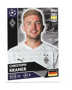 N. Bmg9 Christoph Kramer B. Monchengladbach New - 2020 Champions League 21 Topps