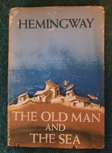 1952 The Old Man and the Sea by ERNEST HEMINGWAY, Book Club Edition, DJ NF - Picture 1 of 8