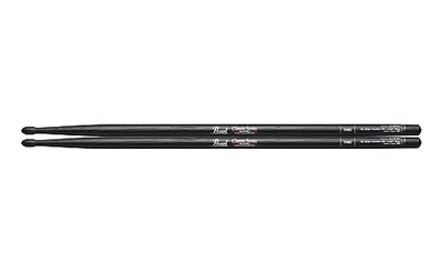 Pearl Pearl Drumsticks Hickory Black Lacquer 7HBC - Image 1 of 3